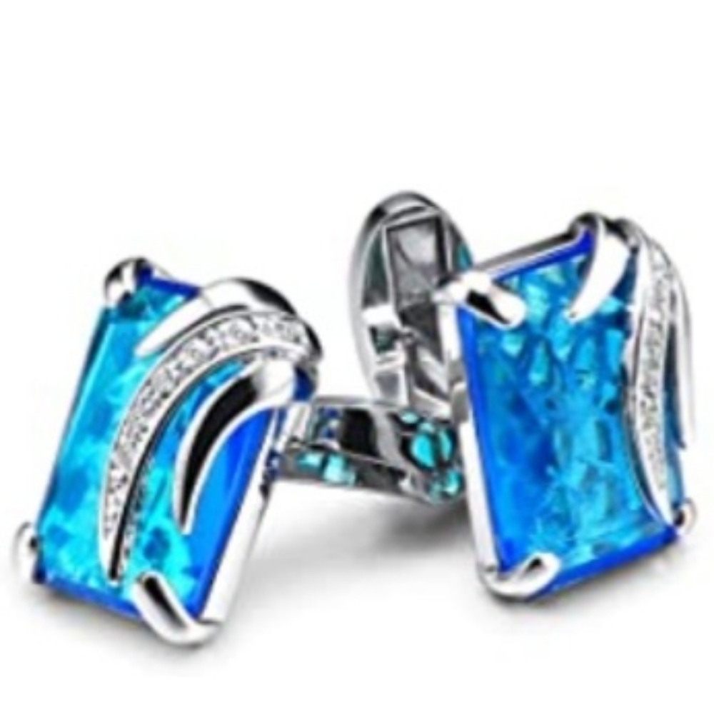 Men's Blue Cuff Links